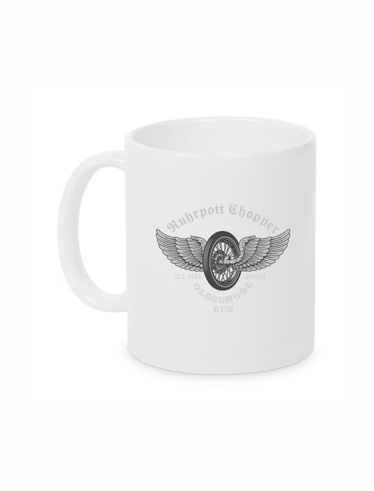 Ruhrpott Chopper Tasse weiß