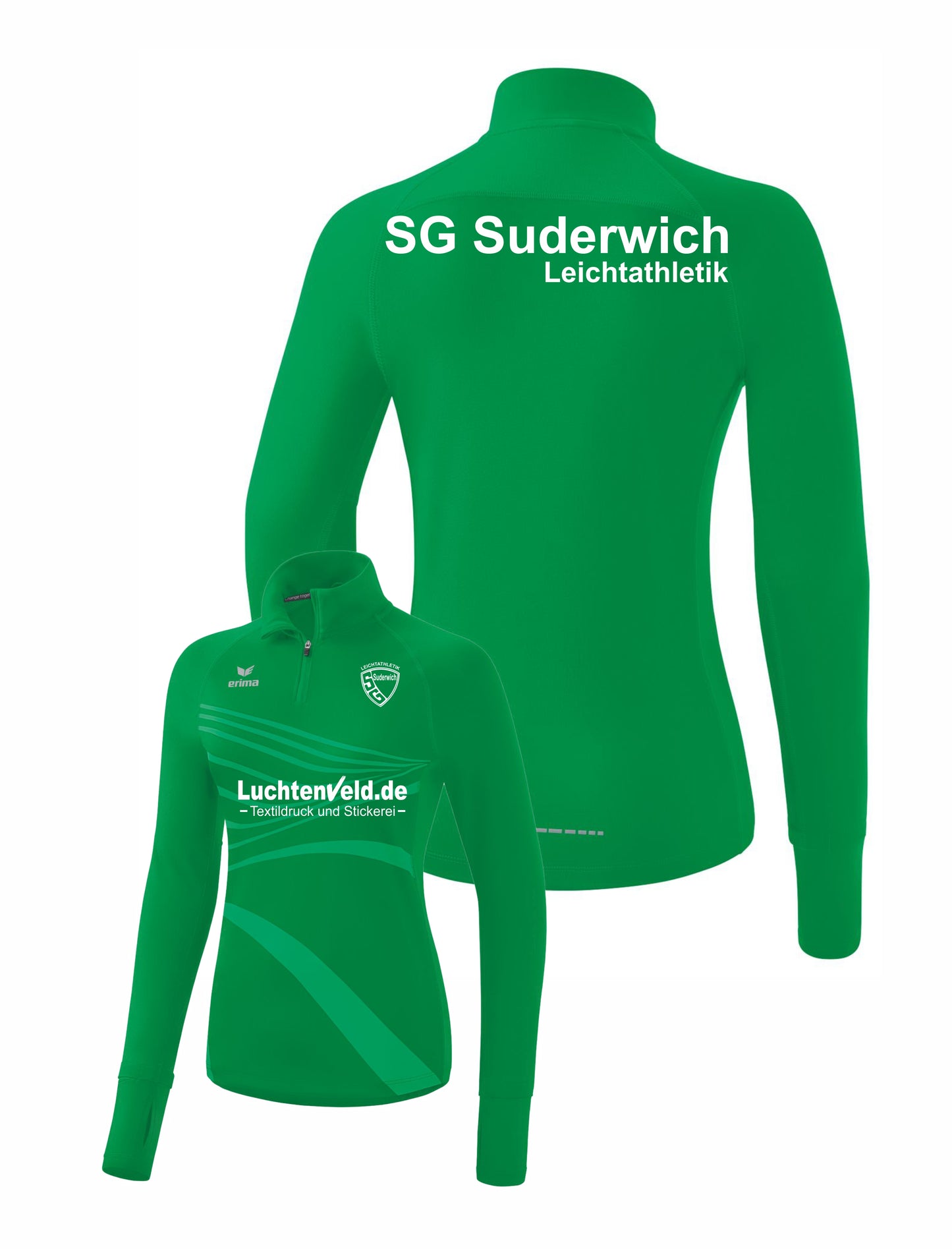SG Suderwich Leichtathletik Trainingsoberteil mit Half-Zip Damen
